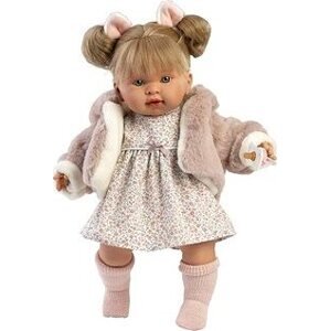 Llorens 42282 Alexandra – realistická bábika so zvukmi a mäkkým látkovým telom – 42 cm