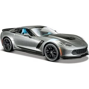 Maisto 2017 Corvette Grand Sport, metal sivá