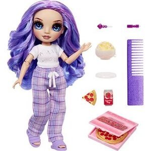 Rainbow High Junior Fashion bábika v pyžame – Violet Willow