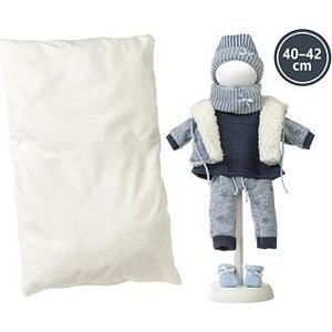 Llorens M738-81 oblečenie pre bábiku bábätko New Born s veľkosťou 40 – 42 cm