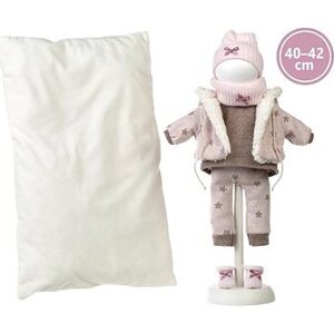 Llorens M738-82 oblečenie pre bábiku bábätko New Born s veľkosťou 40 – 42 cm