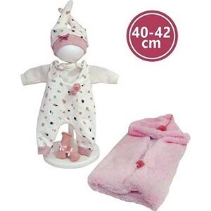 Llorens M738-86 oblečenie pre bábiku bábätko New Born s veľkosťou 40 – 42 cm