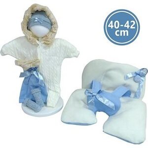 Llorens M740-77 oblečenie pre bábiku bábätko New Born s veľkosťou 40 – 42 cm