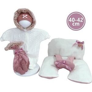 Llorens M740-78 oblečenie pre bábiku bábätko New Born s veľkosťou 40 – 42 cm
