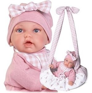 Antonio Juan 12441 Petit – reálne pôsobiaca bábika s mäkkým látkovým telom – 27 cm