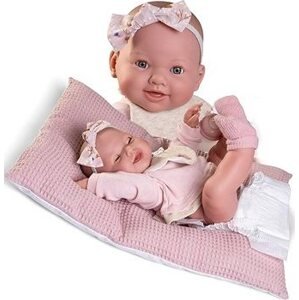 Antonio Juan 50414 Mia – žmurkajúce a cikajúce reálne pôsobiace bábätko s celovinylovým telom – 42 cm