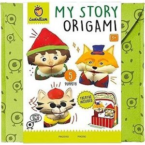 Ludattica Môj príbeh Origami – Pinocchio + kartónové divadlo