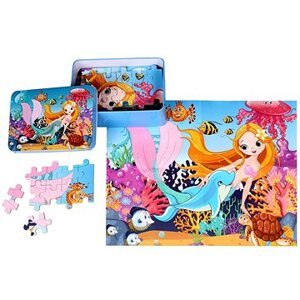 Merco Puzzle Morská Víla 100 dielikov, multipack 2 balenia