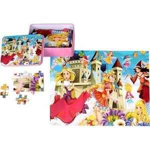 Merco Puzzle Princezná 100 dielikov, multipack 2 balenia