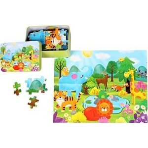 Merco Puzzle Svet Zvierat 100 dielikov, multipack 2 balenia