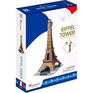 Cubicfun 3D puzzle Eiffelova veža zlatá 39 dielikov