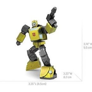 Metal Earth Luxusná oceľová stavebnica Transformers Bumblebee, farebná