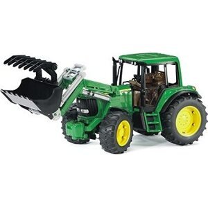 Bruder Farmer – traktor John Deere s predným nakladačom – ARCH.