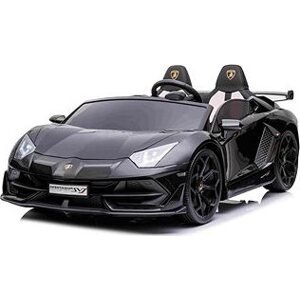 Elektrické autíčko Lamborghini Aventador 24V dvojmiestne, čierne lakované