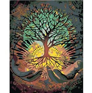 Maľovanie podľa čísel – Darovaný strom, 80 × 100 cm, napnuté plátno na rám