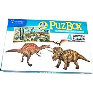 Dětské drevené puzzle – Dinosaury