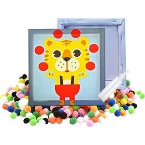 Pom Pom brmbolcový obrázok Tiger