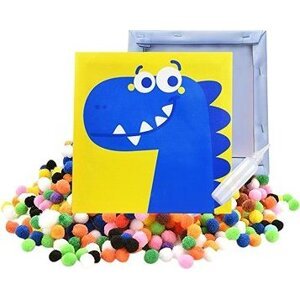 Pom Pom brmbolcový obrázok Dinosaurus