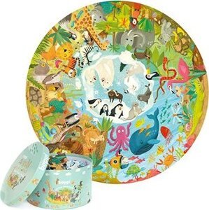 Boppi Puzzle Zvieratá sveta – Animals around the world