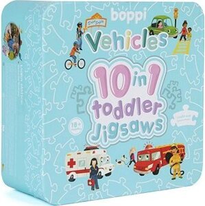 Boppi Puzzle 10 in 1 Doprava