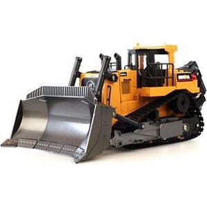 Amewi RC buldozér s funkčnou radlicou a zadným drapákom 1 : 16, zvuky, LED