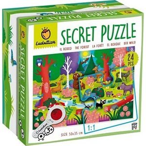 Ludattica – Secret Puzzle s lupou, Lesné zvieratká