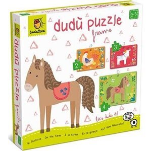 Ludattica Dudu Zvieratká z farmy, puzzle pre začiatočníkov