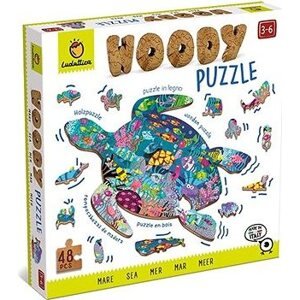 Ludattica Woody More, drevené puzzle, 48 dielikov
