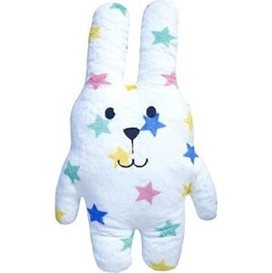 SCANquilt plyšová hračka FRIEND – CRAFTHOLIC Rab JR hviezdy bielo-pestrá