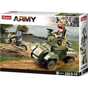 Sluban Army M38-B0710 Malý obrbnený automobil