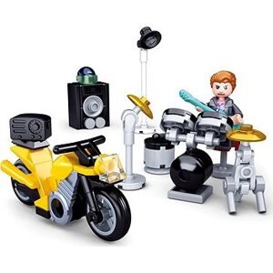Sluban Town Motorky M38-B0717B Bubeník na motorke