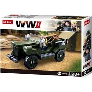 Sluban WWII M38-B0682 Sovietske terénne vozidlo GAZ 67