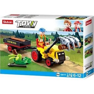 Sluban Town Farma M38-B0777 Traktorík s prívesom