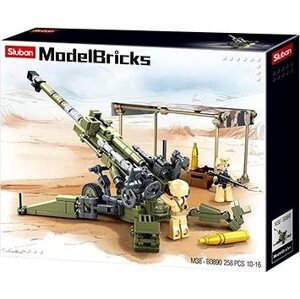 Sluban Army Model Bricks M38-B0890 M777 Howitzer