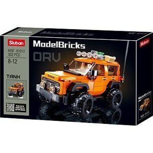 Sluban Model Bricks M38-B1013 Americký SUV automobil