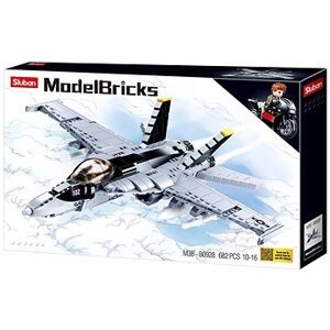 Sluban Army Model Bricks M38-B0928 Super Bumblebee Stíhačka