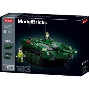 Sluban Model Bricks M38-B1010 STRV103 Hlavný bojový tank
