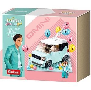Sluban Mini Handcraft M38-B1087 MiniQ modrý automobil