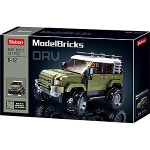 Sluban Model Bricks M38-B1015 Anglický SUV automobil