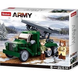 Sluban Army Bitka o Budapešť M38-B0975 Ruský raketomet Kaťuša
