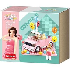 Sluban Mini Handcraft M38-B1086 MiniQ ružový kabriolet