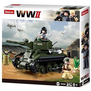 Sluban WWII M38-B0686 Sovietsky tank BT7