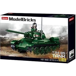 Sluban Model Bricks M38-B0982 Tank T34-85