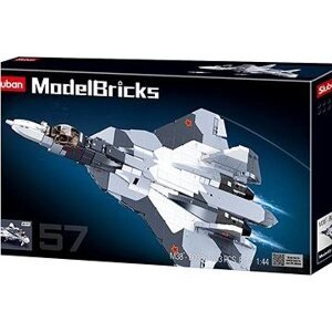 Sluban Model Bricks M38-B0986 Prúdové stíhacie lietadlo Su-57 2 v 1