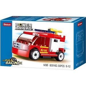 Sluban Power Bricks M38-B0916G Naťahovacie hasičské auto