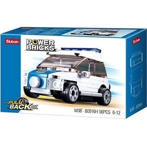 Sluban Power Bricks M38-B0916H Natahovací policejní auto