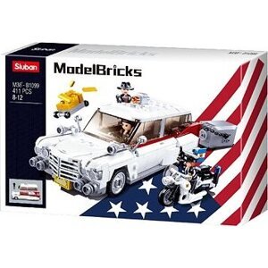 Sluban Model Bricks M38-B1099 Americký vůz pro lupiče