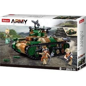Sluban WWII M38-B1107 Typ 97 Japonský stredný tank 2v1