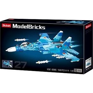 Sluban Model Bricks M38-B0985 Stíhacie lietadlo Su-27 2 v 1