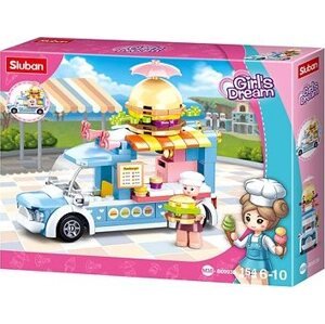 Sluban Girls Dream M38-B0993B Mobilný hamburgerový stánok